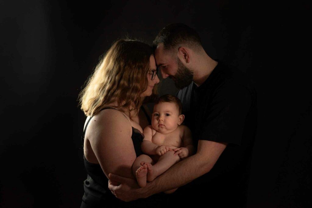 séance bébé peau à peau au studio